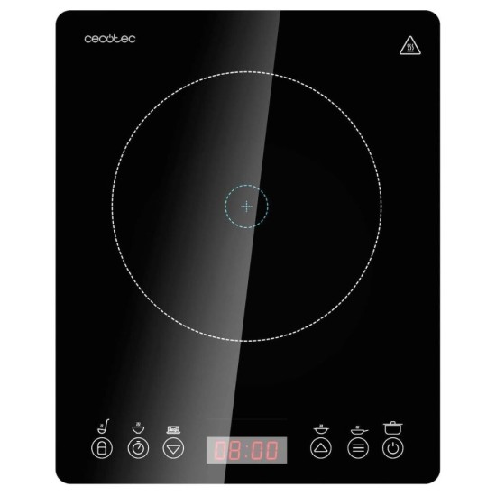 Преносим Индукционен Котлон Cecotec Full Magma Slim 2000W